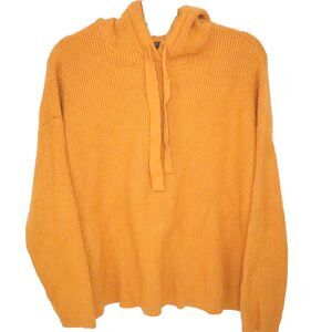 Hooded Sweater Super Soft Cyrus Women's Size XL Brown/Mustard